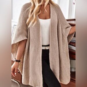 Open Front Cardigan. One Size.